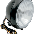 Load image into Gallery viewer, 7" Smooth Headlight - FLST - Black DragSpecialties L20-6084BE - Main Product View