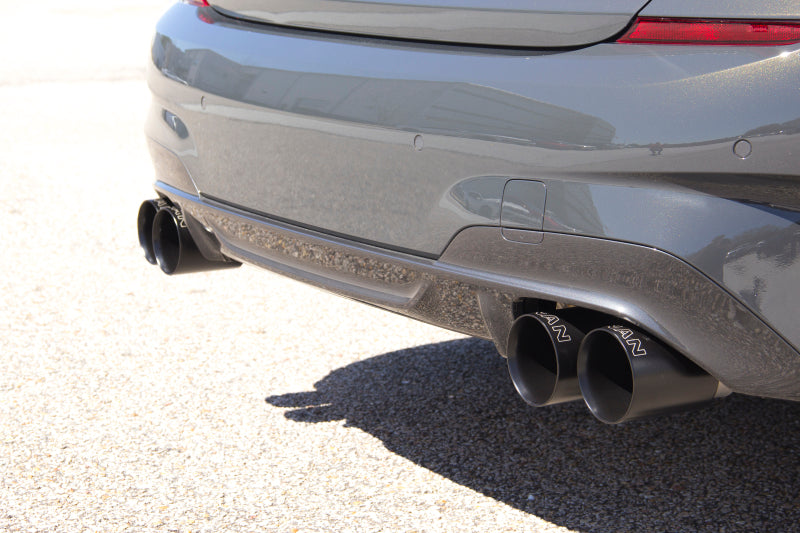 Dinan Free Flow Axleback Exhaust System - Black Tips fits 2020-2026 BMW M340i, M340I xDrive / 2021-2026 BMW M440I / 2022-2024 BMW M440I Gran COUPE / 2021-2024 BMW M440I xDrive / 2022-2024 BMW M440I xDrive Gran COUPE