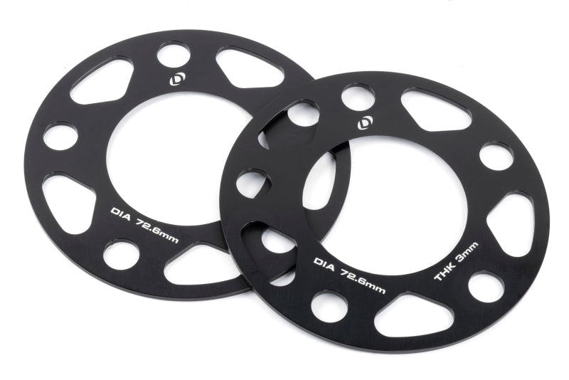 Dinan Wheel Spacers - 5x120 - 72.6mm CB - 3mm Thick (Set of 2) fits 1988-2021 BMW 1 Series M, 128i, 135i, 135is, 228i, 228I xdrive, 230i, 230I xDrive