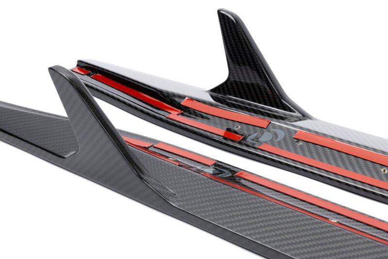 Dinan Carbon Fiber Side Skirts - Set fits BMW M3 / 2021-2026 BMW M3 / 2022-2026 BMW M3 Competition xDrive