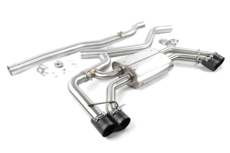 Dinan Valved Catback Exhaust System - Black Tips fits BMW X3 / 2018-2024 BMW X3 M40I / 2019-2025 BMW X4 M40I