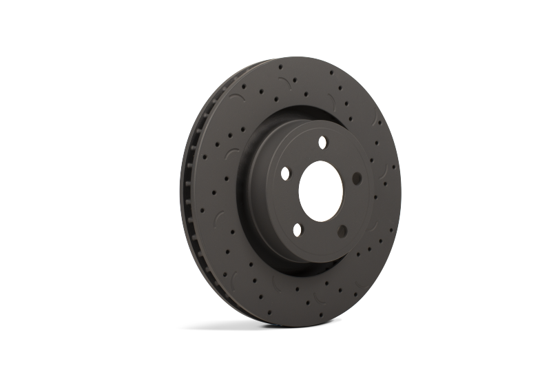 Hawk Performance Talon Drilled and Slotted Front Brake Rotor Set fits 1996-1997 Lexus LX450 / 1993-1997 Toyota Land Cruiser