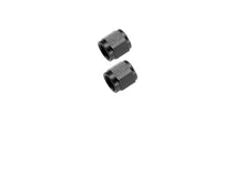 Load image into Gallery viewer, 8AN Aluminum Tube Nut 1/2in Hard Line 2pcs BLK