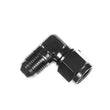 Load image into Gallery viewer, 8AN Female to 8AN Male 90Deg Black