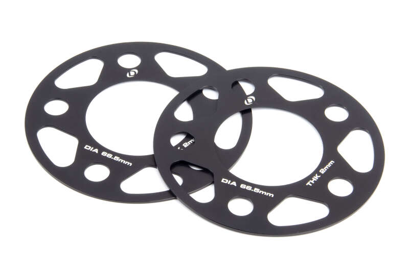 Dinan Wheel Spacers - 5x112 - 66.5mm CB - 2mm Thick (Set of 2) fits 2014-2026 BMW / Mini / Toyota