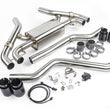 Load image into Gallery viewer, Dinan Free Flow Axleback Exhaust System - Black Tips fits 2020-2026 BMW M340i, M340I xDrive / 2021-2026 BMW M440I / 2022-2024 BMW M440I Gran COUPE / 2021-2024 BMW M440I xDrive / 2022-2024 BMW M440I xDrive Gran COUPE