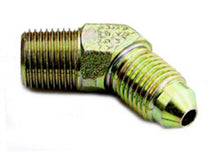 Load image into Gallery viewer, A-1 Racing Products 45 Male Elbow #3 to 1/8 NPT Steel Fitting A1PST82303
