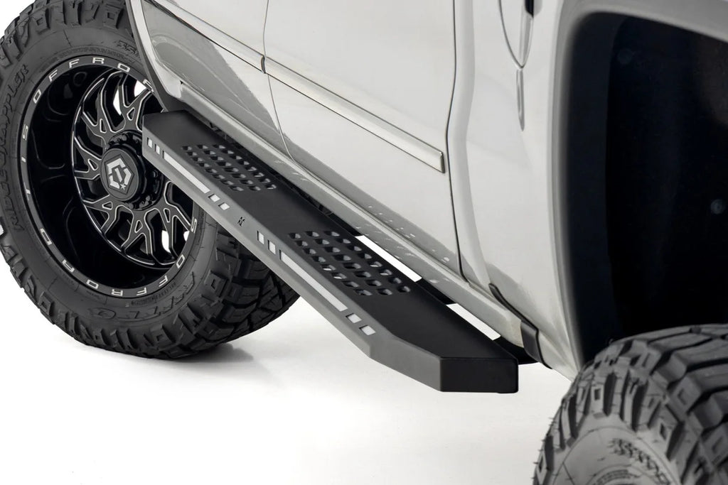 AC2 Running Boards | Amber/White | Crew Cab | Chevy/GMC 1500 (2007-2018) - Main Product View