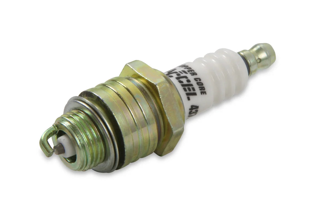 ACCEL 14mm Thread - .375 in Reach - Gasket Seat - 8 Pack of 0437S - Back View