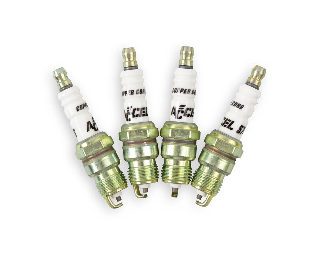 ACCEL 14mm Thread - .460 in Reach - Tapered Seat - 2 Pack of 0574S-4 - Side View
