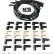 Load image into Gallery viewer, ACCEL 4040K Spark Plug Wires, Super Stock, Spiral Core, 8mm, Black, Set - Main Product View