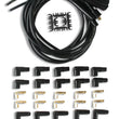 Load image into Gallery viewer, ACCEL 4040K Spark Plug Wires, Super Stock, Spiral Core, 8mm, Black, Set - Side View
