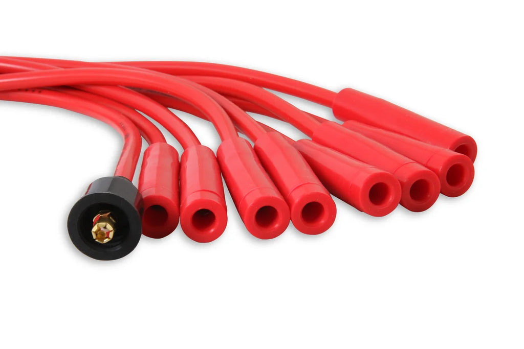 ACCEL 4040R Spark Plug Wires, Super Stock, Spiral Core, 8mm, Red, Set - Installation View