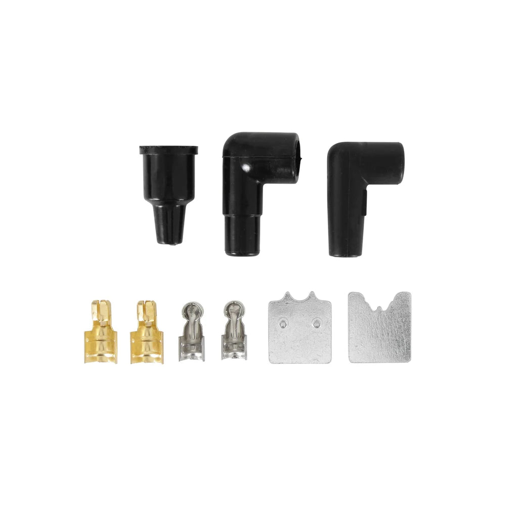 ACCEL 8mm Extreme 9000 single wire replacement kit for 90 degree spark plug boots. - Installation View