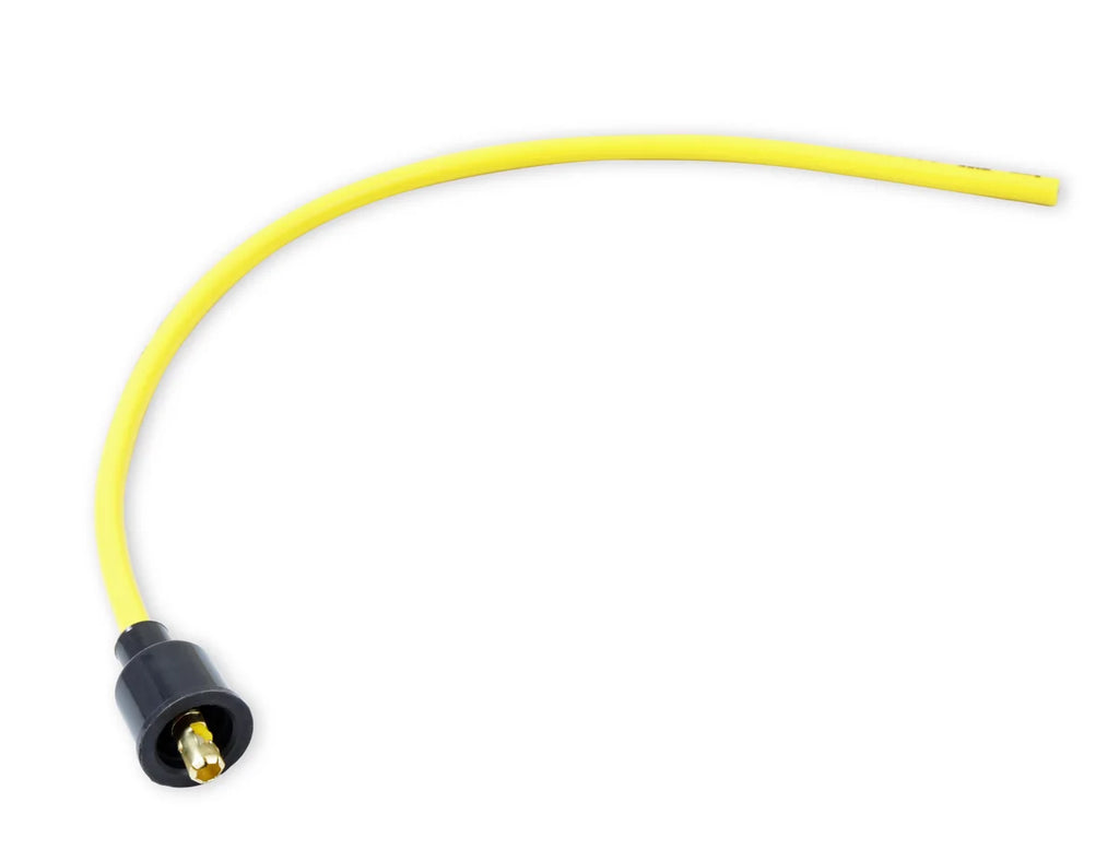 ACCEL ACCEL 4038, Spark Plug Wires, Super Stock, Spiral Core, 8mm, Yellow, Set 4038 - Installation View