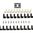 Load image into Gallery viewer, ACCEL ACCEL 9001C, Spark Plug Wires, Pro Fit Ceramic, Spiral Core, 8mm, Black, Set 9001C - Side View