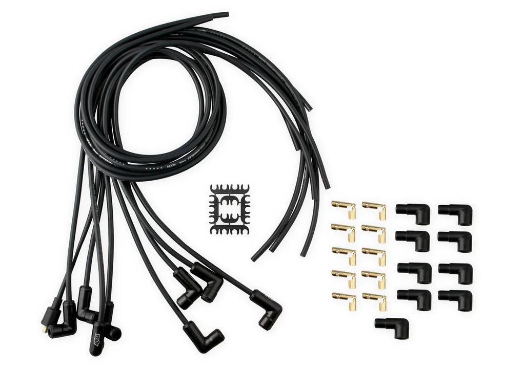ACCEL ACCEL 9001CK, Spark Plug Wires, Pro Fit Ceramic, Spiral Core, 8mm, Black, Set - Main Product View