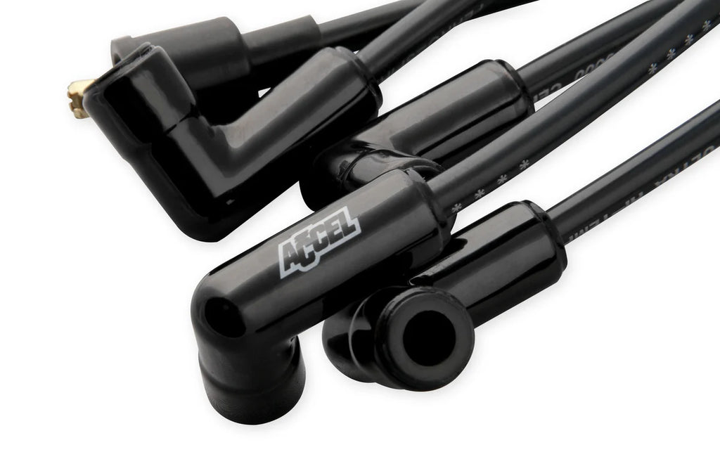 ACCEL ACCEL 9001CK, Spark Plug Wires, Pro Fit Ceramic, Spiral Core, 8mm, Black, Set - Installation View