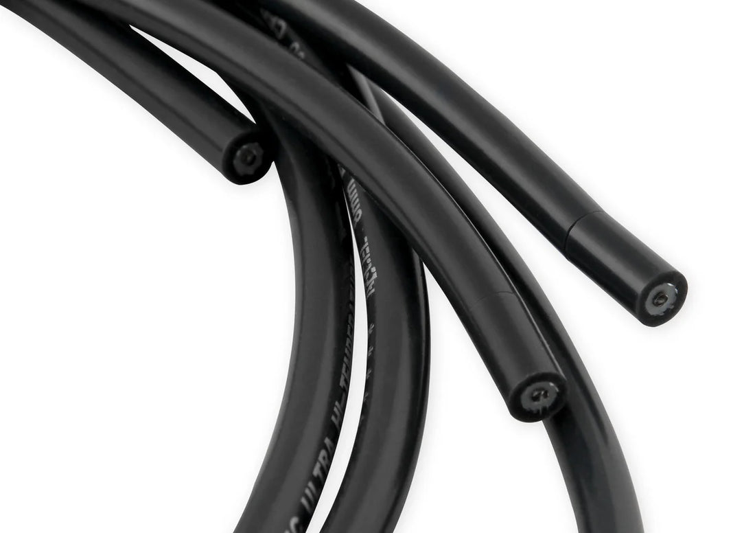 ACCEL ACCEL 9002CK, Spark Plug Wires, Pro Fit Ceramic, Spiral Core, 8mm, Black, Set - Side View