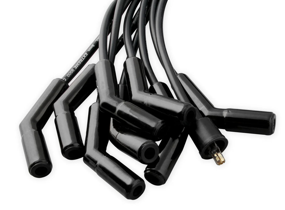 ACCEL ACCEL 9002CK, Spark Plug Wires, Pro Fit Ceramic, Spiral Core, 8mm, Black, Set - Back View