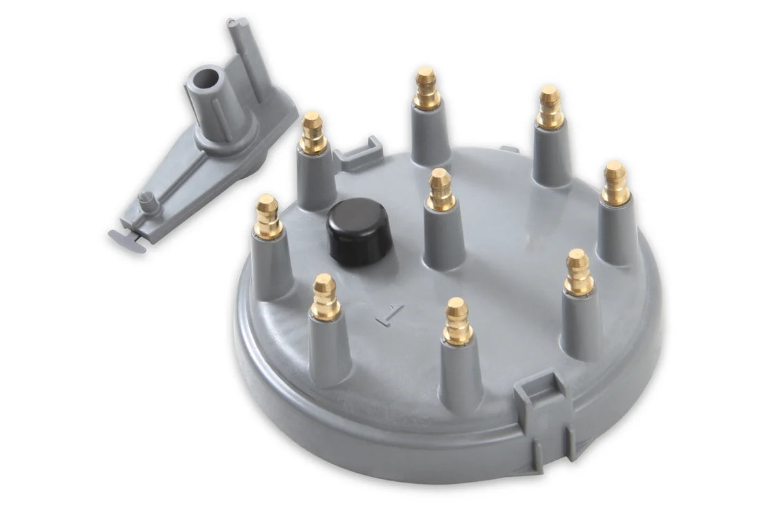 ACCEL ACCEL Cap & Rotor Kit - for HEI Style Distributor - Gray - Back View