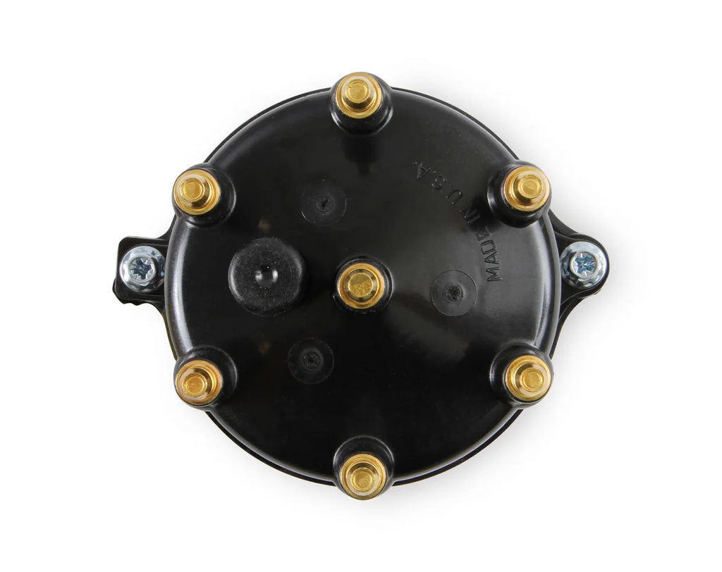 ACCEL ACCEL Distributor Cap - Jeep 4.0L - Male - HEI Style - Black - Side View