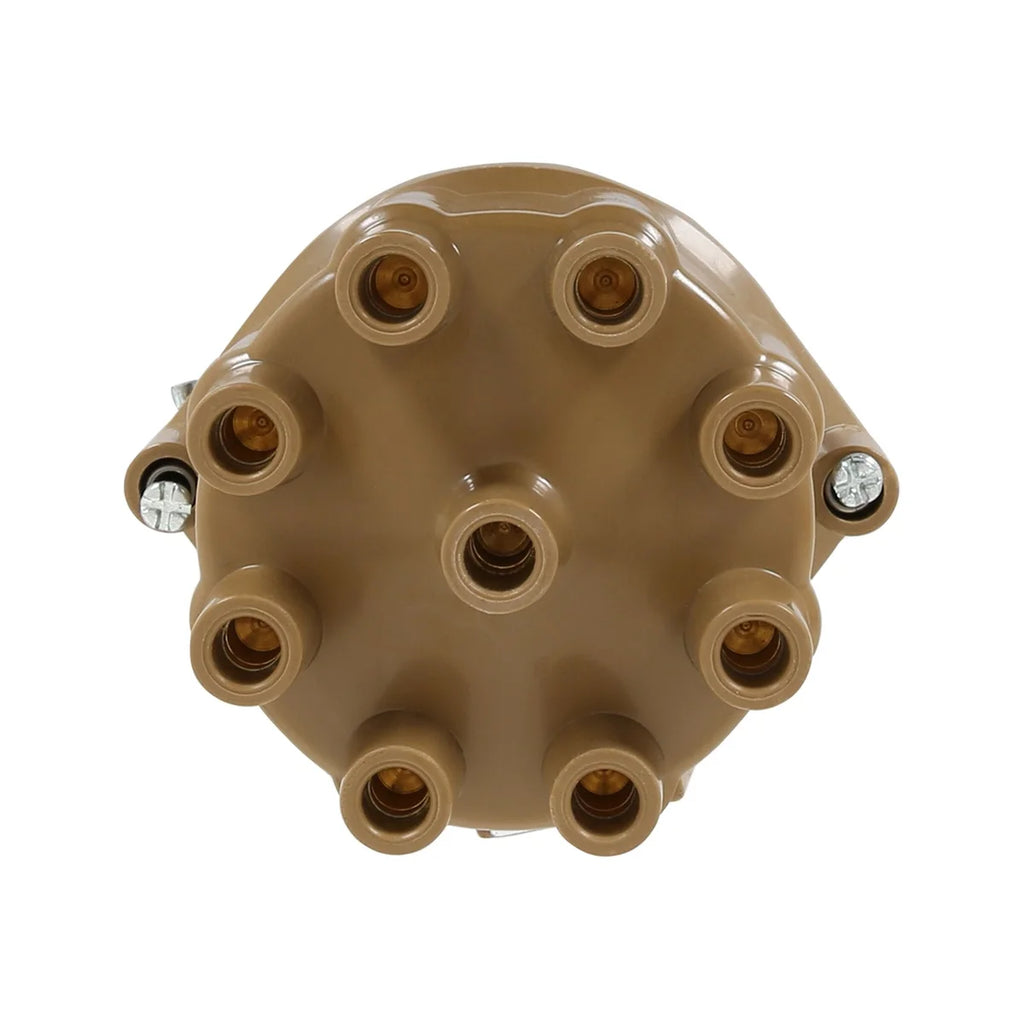 ACCEL ACCEL Distributor Cap & Rotor Kit - Female Socket Style - Tan - Top View