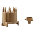 Load image into Gallery viewer, ACCEL ACCEL Distributor Cap &amp; Rotor Kit - HEI Style - Tan 8132 - Back View