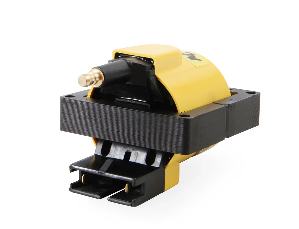 ACCEL ACCEL Ignition Coil - SuperCoil - 1984-1998 Ford EEC-IV - Yellow - Individual - Side View