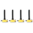 Load image into Gallery viewer, ACCEL ACCEL Ignition Coil - SuperCoil - 2011-2016 Mopar  -3.6L V6 - Yellow - 6-Pack - Side View