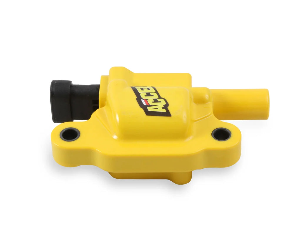 ACCEL ACCEL Ignition Coil - SuperCoil GM LS2/LS3/LS7 engines, yellow, Individual 140043 - Side View