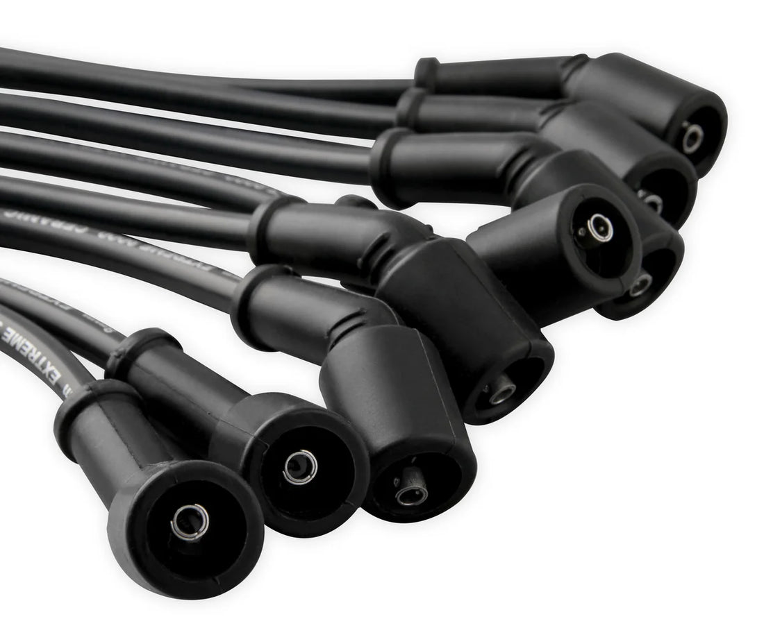 ACCEL Accel Extreme 9000 Spark Plug Wire Set - Black Ceramic Boot - Side View