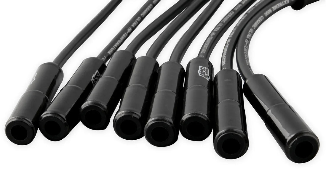 ACCEL Accel Extreme 9000 Spark Plug Wire Set - Black Ceramic Boot - Back View