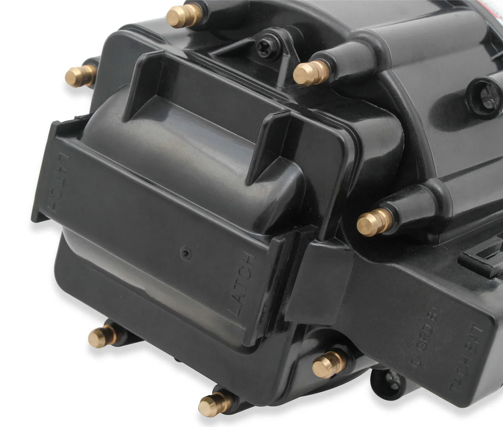 ACCEL Accel Performance Distributor HEI - Chev V8 265-454 - W/ Coil 59130 - Side View