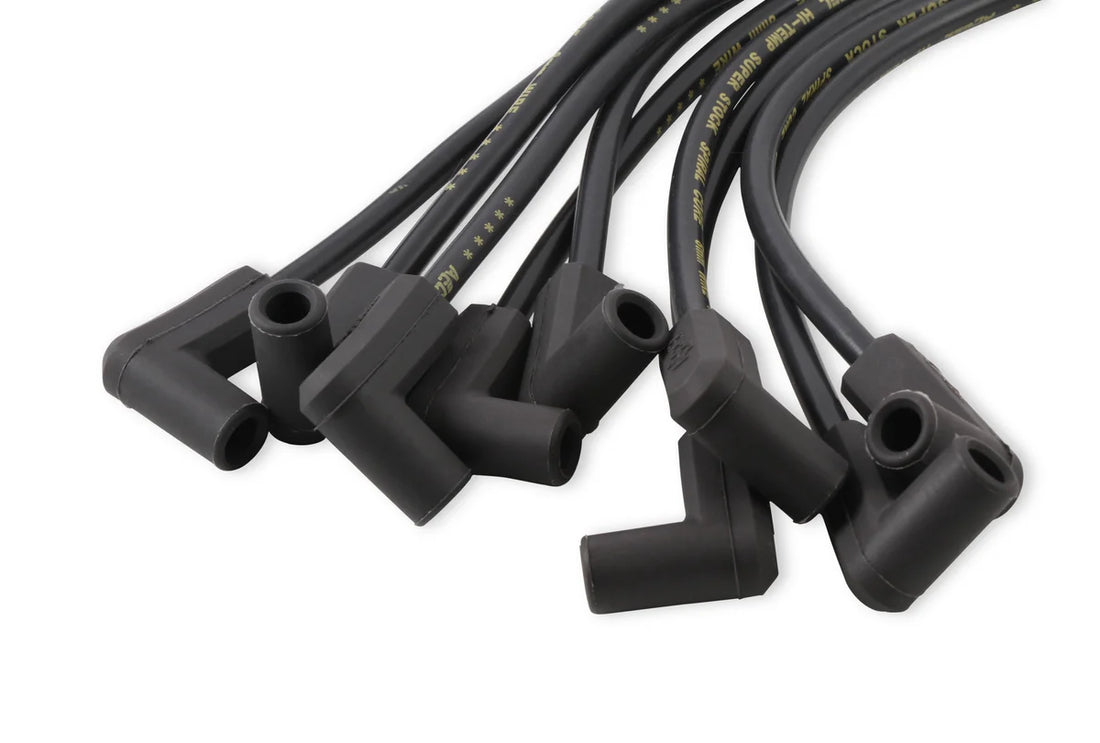 ACCEL Custom spark plug wire set - 500 Ohms/Ft Sprial Core - SBC 1987-1995 V8 5114K - Back View