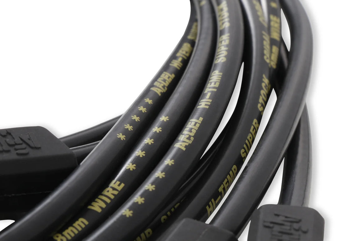 ACCEL Custom spark plug wire set - 500 Ohms/Ft Sprial Core - SBC 1987-1995 V8 5114K - Additional View 5