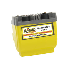 Load image into Gallery viewer, ACCEL Ignition Coil, Dual Fire, 2.3 Ohms Resistance, Electronic, Yellow, Each 140407