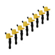 Load image into Gallery viewer, ACCEL Ignition Coil - SuperCoil- 2004-2008 Ford 4.6L/5.4L/6.8L 3-valve- Yellow- 8-Pack 140033-8 - Kit Contents