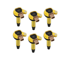 ACCEL Ignition Coil- SuperCoil- 2010-2016 Ford EcoBoost 3.5L V6- 6-Pack (3-Pin)-Yellow 140646-6 - Main Product View