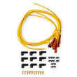 Load image into Gallery viewer, ACCEL Spark Plug Wire Set- 7mm-Super Stock-Copper Core-Universal Straight Boots-Yellow 3008 - Side View