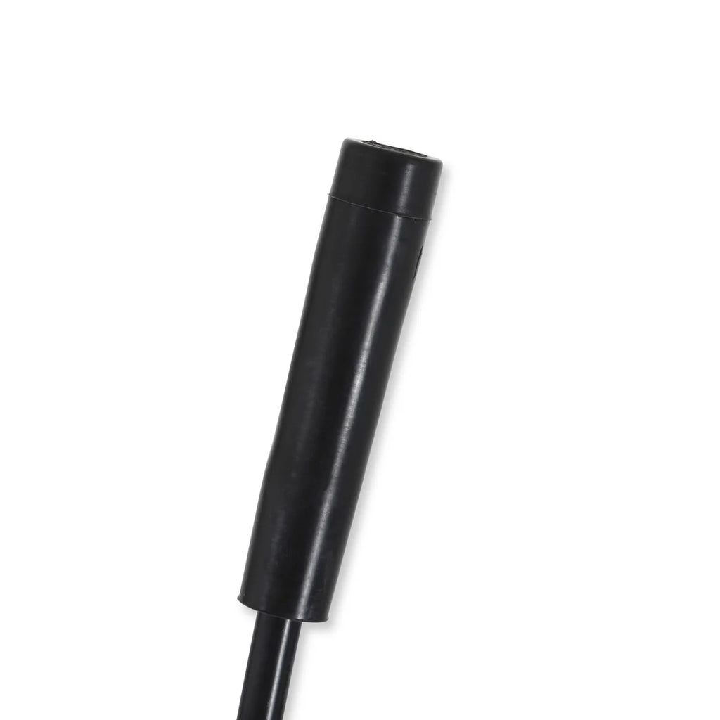 ACCEL Spark Plug Wire Set - 8mm - Universal - Black Wire with Black Straight Boots - Side View