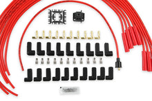 Load image into Gallery viewer, ACCEL Spark Plug Wire Set - 8mm - Universal - Red Wire with Red Straight Boots - Side View