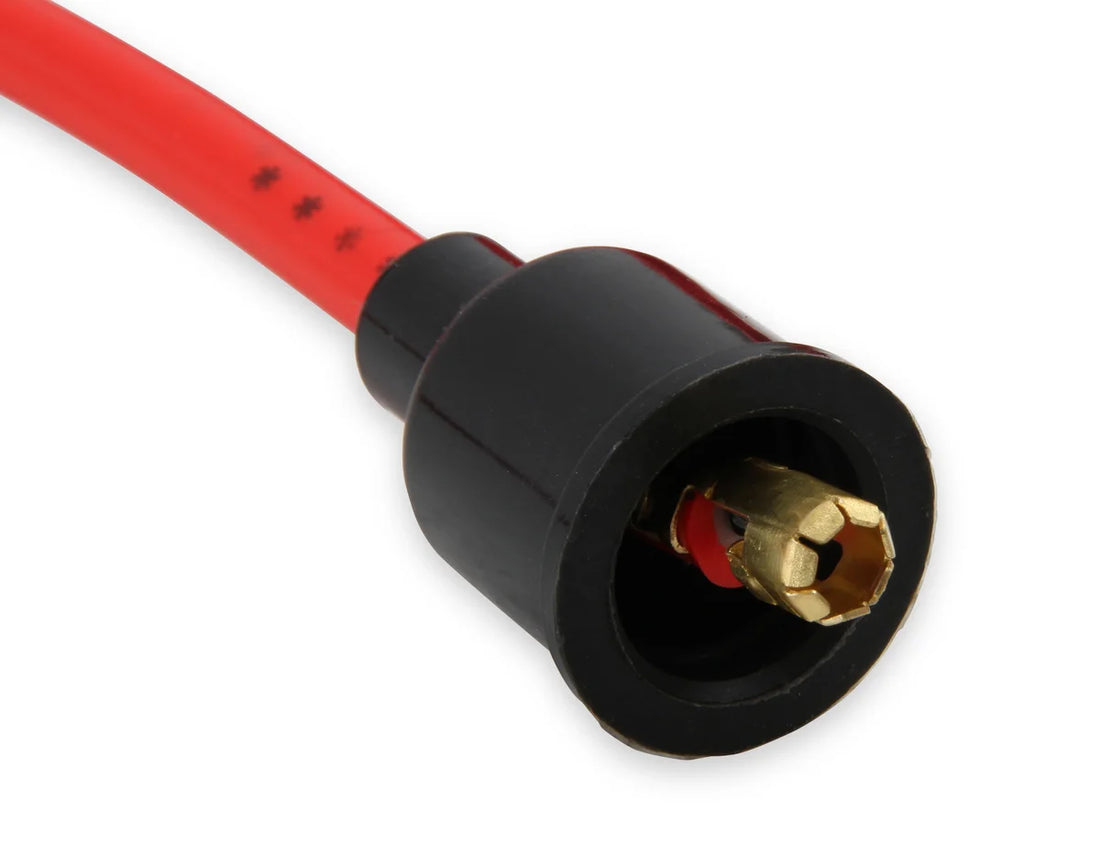 ACCEL Spark Plug Wire Set - 8mm - Universal - Red Wire with Red Straight Boots - Additional View 10