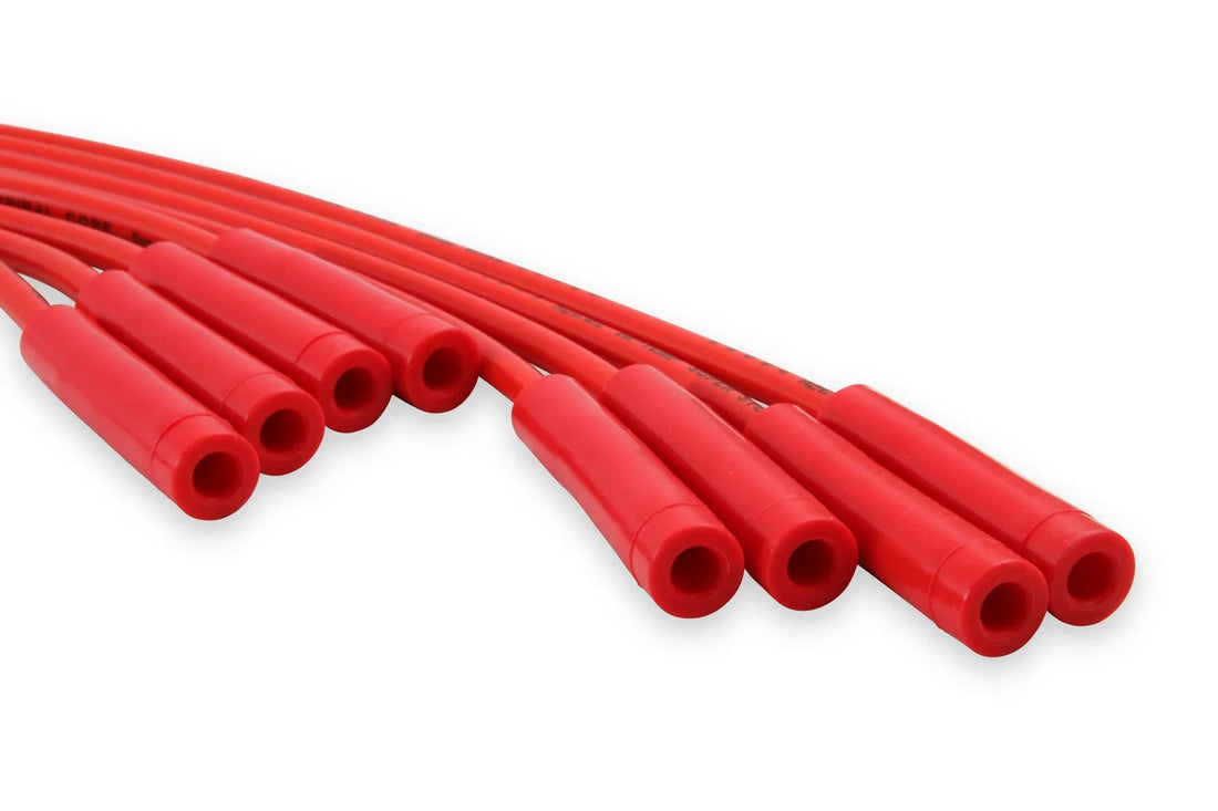 ACCEL Spark Plug Wire Set - 8mm - Universal - Red Wire with Red Straight Boots - Additional View 11
