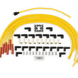 Load image into Gallery viewer, ACCEL Spark Plug Wire Set - 8mm - Yellow with Orange Straight Boots 4040 - Main Product View