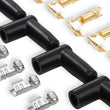 Load image into Gallery viewer, ACCEL Spark Plug Wire Set - 8mm - Yellow with Orange Straight Boots 4040 - Additional View 7