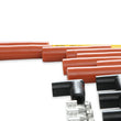 Load image into Gallery viewer, ACCEL Spark Plug Wire Set - 8mm - Yellow with Orange Straight Boots 4040 - Additional View 9
