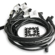Load image into Gallery viewer, ACCEL Spark Plug Wire Set - Chevy Small Block with HEI 75-86 Wires Under Valve Cover - Back View