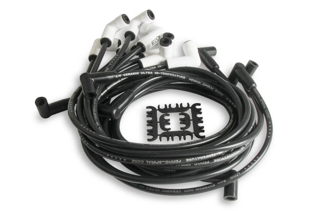 ACCEL Spark Plug Wire Set - Chevy Small Block with HEI 75-86 Wires Under Valve Cover - Back View