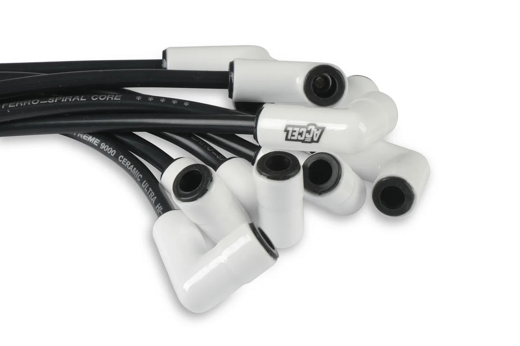 ACCEL Spark Plug Wire Set - Chevy Small Block with HEI 75-86 Wires Under Valve Cover - Installation View